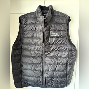 Eddie Bauer Men's Charcoal Quilted Vest